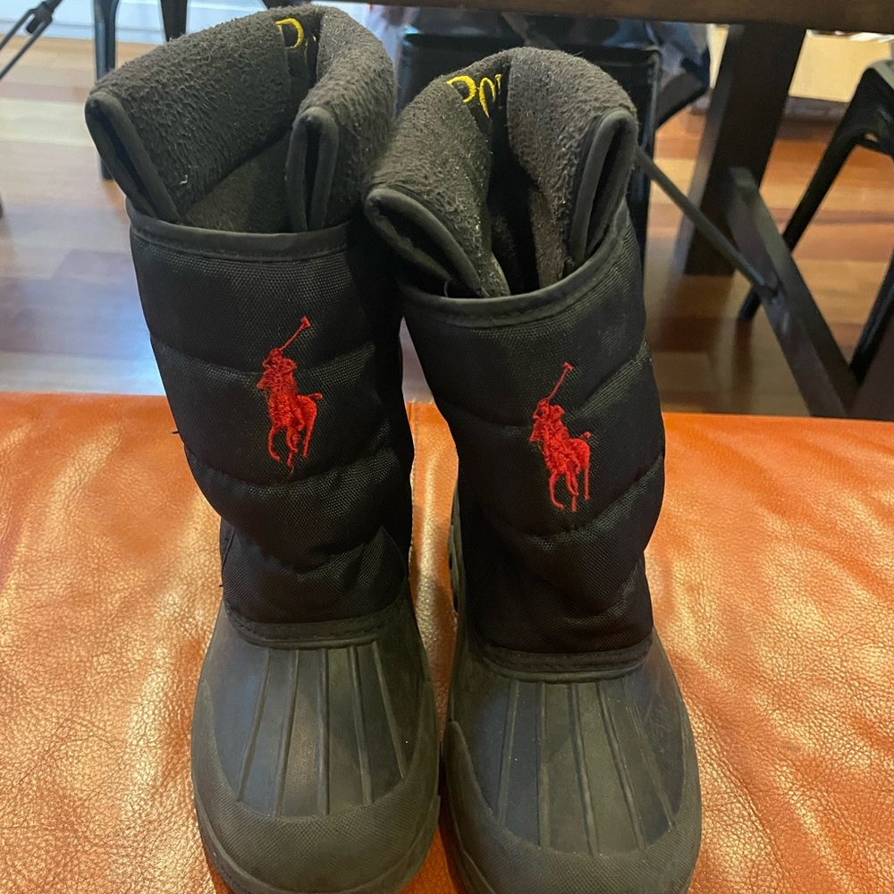 Polo Ralph Lauren Black Snow Boots